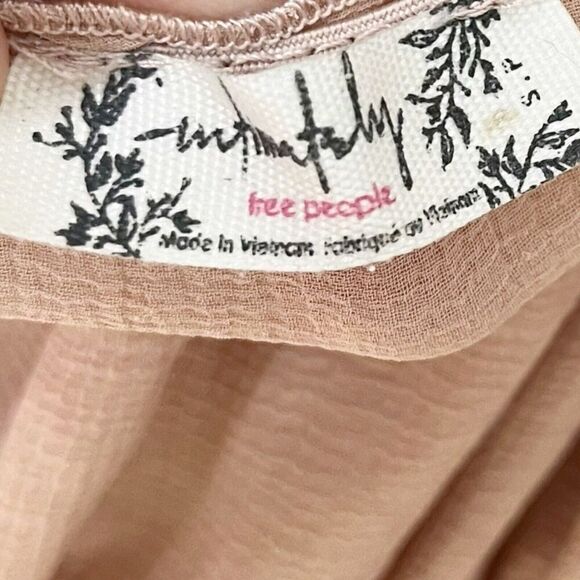 Free People Intimately Juliet Chiffon Ruffle Bodysuit Women’s Small - Picture 8 of 8